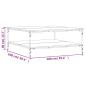 Preview: Couchtisch Grau Sonoma 100x100x40 cm Holzwerkstoff
