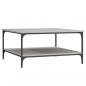 Preview: Couchtisch Grau Sonoma 80x80x40 cm Holzwerkstoff