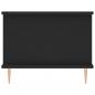 Preview: Couchtisch Schwarz 90x50x40 cm Holzwerkstoff