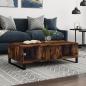 Preview: ARDEBO.de - Couchtisch Räuchereiche 104x60x35 cm Holzwerkstoff