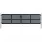 Preview: Gartentor Anthrazit 400x125 cm Stahl