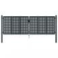 Preview: Gartentor Anthrazit 300x150 cm Stahl