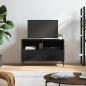 Preview: ARDEBO.de - TV-Schrank Schwarz 80x36x50 cm Holzwerkstoff