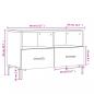 Preview: TV-Schrank Schwarz 80x36x50 cm Holzwerkstoff