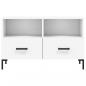 Preview: TV-Schrank Weiß 80x36x50 cm Holzwerkstoff