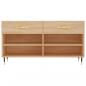 Preview: Schuhbank Sonoma-Eiche 102x35x55 cm Holzwerkstoff