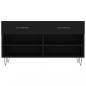 Preview: Schuhbank Schwarz 102x35x55 cm Holzwerkstoff
