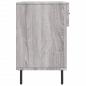 Preview: Schuhbank Grau Sonoma 102x35x55 cm Holzwerkstoff