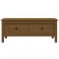 Preview: Couchtisch Honigbraun 100x50x40 cm Massivholz Kiefer