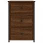 Preview: Nachttische 2 Stk. Braun Eichen-Optik 40x36x60 cm Holzwerkstoff