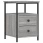 Preview: Nachttische 2 Stk. Grau Sonoma 34x35,5x50 cm Holzwerkstoff