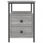 Preview: Nachttische 2 Stk. Grau Sonoma 34x35,5x50 cm Holzwerkstoff