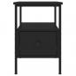 Preview: Nachttische 2 Stk. Schwarz 34x36x50 cm Holzwerkstoff