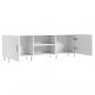 Preview: TV-Schrank Weiß 150x30x50 cm Holzwerkstoff