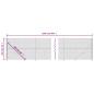 Preview: Maschendrahtzaun mit Bodenflansch Anthrazit 1,6x25 m