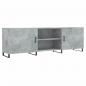 Preview: TV-Schrank Betongrau 150x30x50 cm Holzwerkstoff