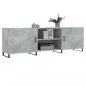 Preview: TV-Schrank Betongrau 150x30x50 cm Holzwerkstoff