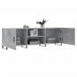 Preview: TV-Schrank Betongrau 150x30x50 cm Holzwerkstoff