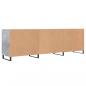 Preview: TV-Schrank Betongrau 150x30x50 cm Holzwerkstoff