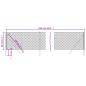 Preview: Maschendrahtzaun Anthrazit 0,8x25 m