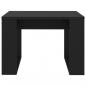 Preview: Beistelltisch Schwarz 50x50x35 cm Holzwerkstoff