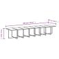 Preview: 21-tlg. Garten-Essgruppe mit Kissen Poly Rattan Grau