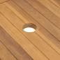Preview: Waschtisch mit Creme Marmorbecken Massivholz Teak