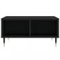 Preview: Couchtisch Schwarz 60x60x30 cm Holzwerkstoff