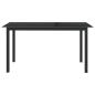 Preview: 7-tlg. Garten-Essgruppe Aluminium Anthrazit