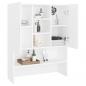 Preview: Waschmaschinenschrank Weiß 70,5x25,5x90 cm