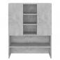 Preview: Waschmaschinenschrank Betongrau 70,5x25,5x90 cm