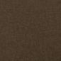 Preview: Bettgestell mit Kopfteil Dunkelbraun 140x190 cm Stoff