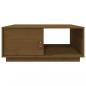 Preview: Couchtisch Honigbraun 80x50x35,5 cm Massivholz Kiefer