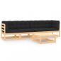 Preview: ARDEBO.de - 5-tlg. Garten-Lounge-Set mit Kissen Massivholz Kiefer