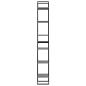 Preview: Bücherregal 6 Fächer Betongrau 40x30x210 cm Holzwerkstoff