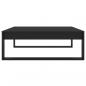 Preview: Couchtisch Schwarz 100x100x35 cm Holzwerkstoff