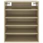Preview: Schuhschrank Sonoma-Eiche 60x35x70 cm Holzwerkstoff