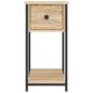 Preview: Nachttische 2 Stk. Sonoma-Eiche 30x60x60 cm Holzwerkstoff
