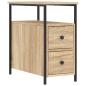 Preview: Nachttische 2 Stk. Sonoma-Eiche 30x60x60 cm Holzwerkstoff