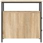 Preview: Nachttische 2 Stk. Sonoma-Eiche 30x60x60 cm Holzwerkstoff