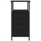 Preview: Nachttische 2 Stk. Schwarz 30x60x60 cm Holzwerkstoff