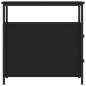 Preview: Nachttische 2 Stk. Schwarz 30x60x60 cm Holzwerkstoff
