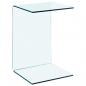 Preview: Beistelltisch 40x40x60 cm Hartglas 
