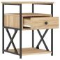 Preview: Nachttische 2 Stk. Sonoma-Eiche 40x42x55 cm Holzwerkstoff