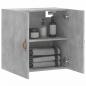 Preview: Wandschrank Betongrau 60x31x60 cm Holzwerkstoff