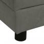 Preview: Hundesofa mit Kissen Dunkelgrau 83x44x44 cm Plüsch  