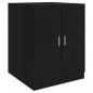 Preview: Waschmaschinenschrank Schwarz 71x71,5x91,5 cm