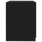 Preview: Waschmaschinenschrank Schwarz 71x71,5x91,5 cm