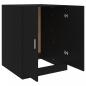 Preview: Waschmaschinenschrank Schwarz 71x71,5x91,5 cm