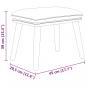 Preview: Relaxsessel mit Hocker Dunkelgrau Stoff